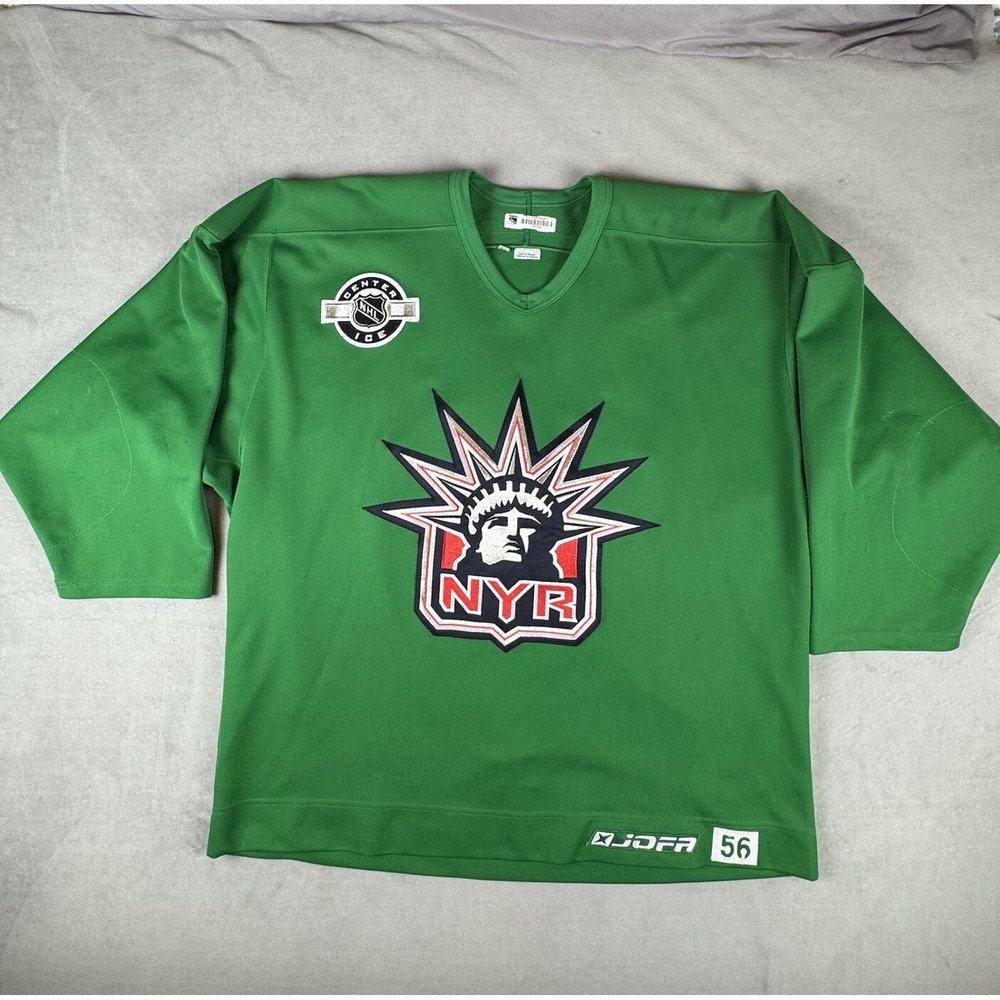 JOFA Authentic New York Rangers Lady Liberty Practice Jersey Green Size 56